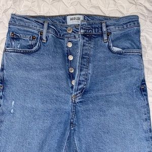 Agolde light wash skinny Jean
